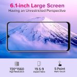 Ulefone Unlocked Cell Phones, Note 6 Android 11 Unlocked Smartphones, Ultra-Slim Lightweight, Triple Card Slots, 6.1" Waterdrop Full-Screen Dual SIM Phones, 3300mAh, Face Unlock, US Version - Black - Image 3